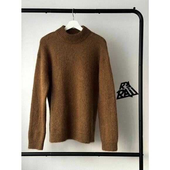 Tom Ford Mohair Blend Turtleneck Sweater Brown - Picture 1 of 7